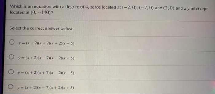 Solved Given the graph of the following degree 5 polynomial | Chegg.com