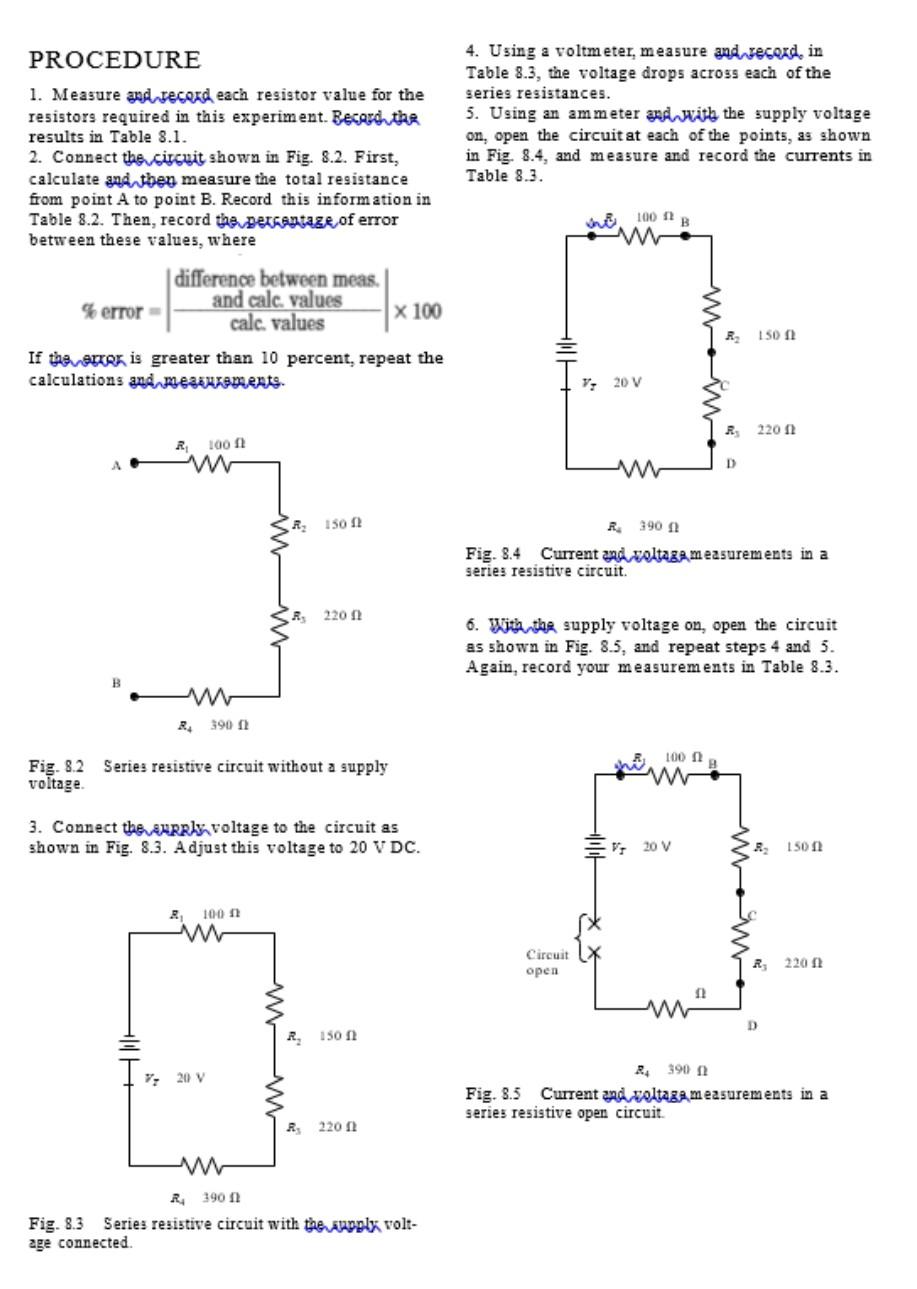 Solved 1 . LEARNING OBJECTIVES open circuit resistance at | Chegg.com