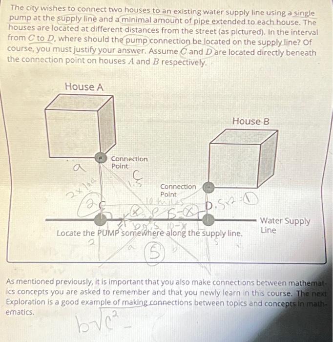 Why is P the minimal location for the pump? | Chegg.com