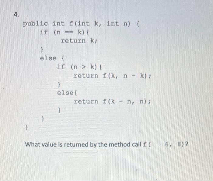 Solved 1. public int sum(int n){ if (n==1){ return 1 ; else | Chegg.com