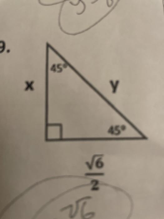 Solved 9. 45 X Y 450 V6 2 VE | Chegg.com