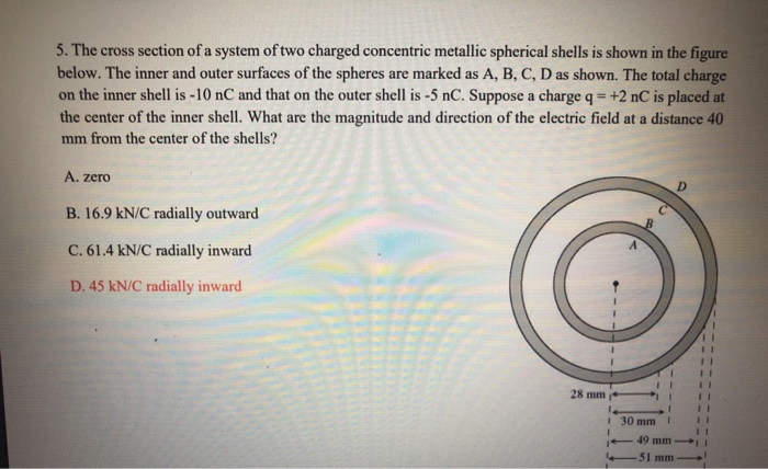 Solved 5. The Cross Section Of A System Of Two Charged | Chegg.com