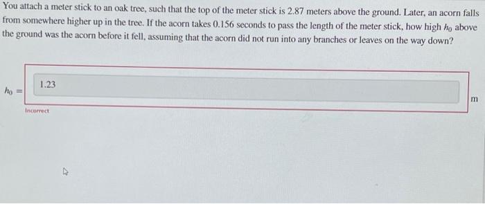Solved Experiment Activity : Weigh Your Meter Stick To – QOIE