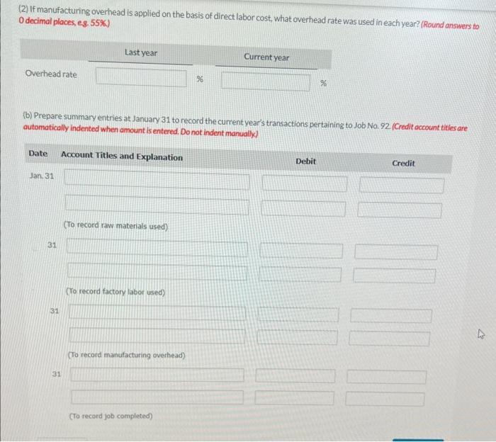 Solved A job order cost sheet for Ryan company is shown | Chegg.com