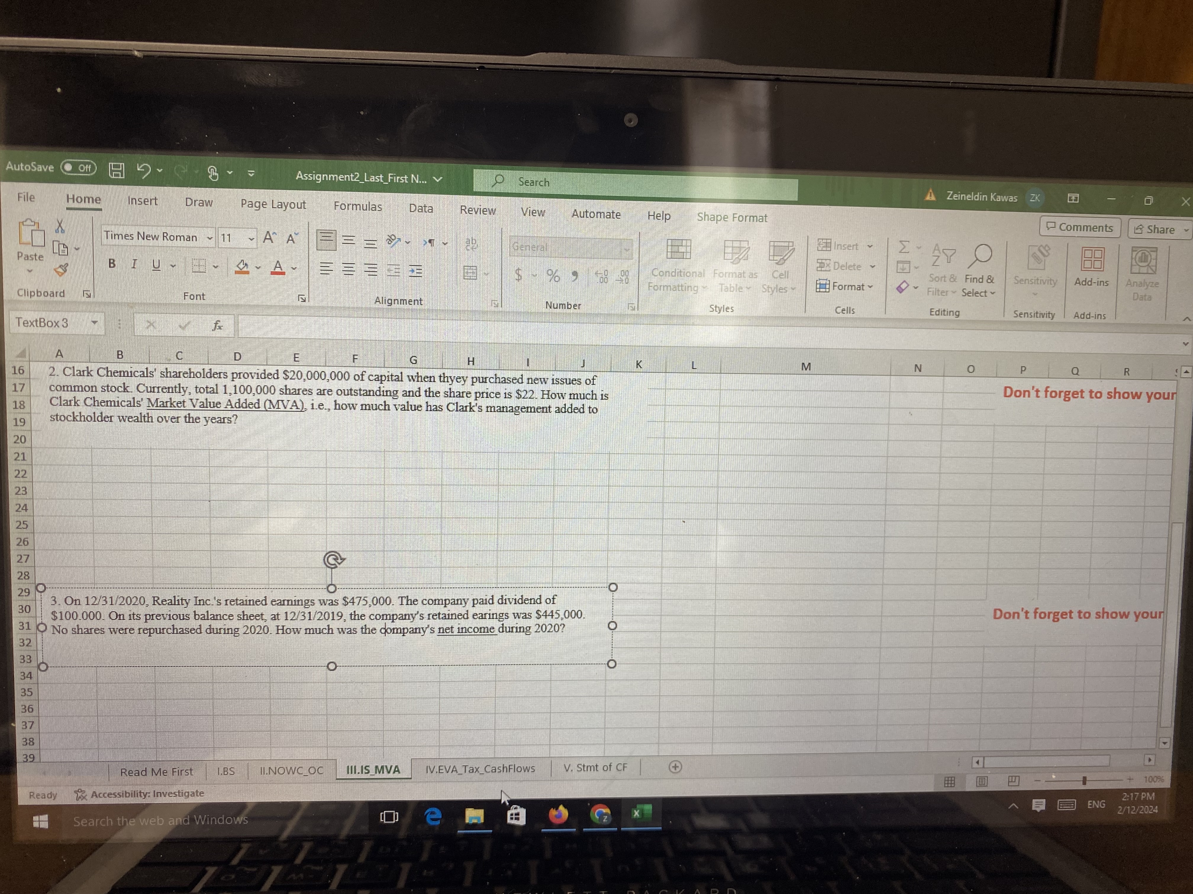 Solved Solve in excel please | Chegg.com