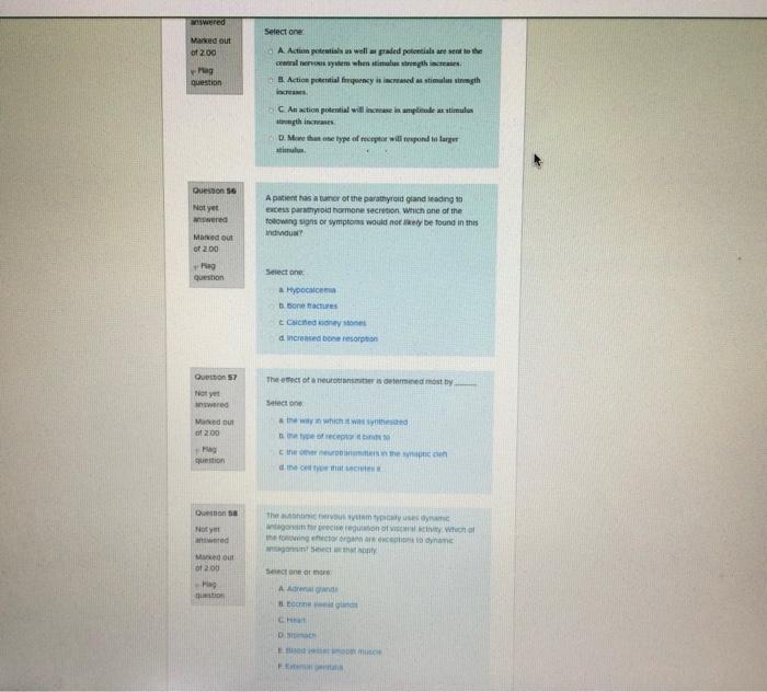 Solved can someone please answer all the multiple choice | Chegg.com