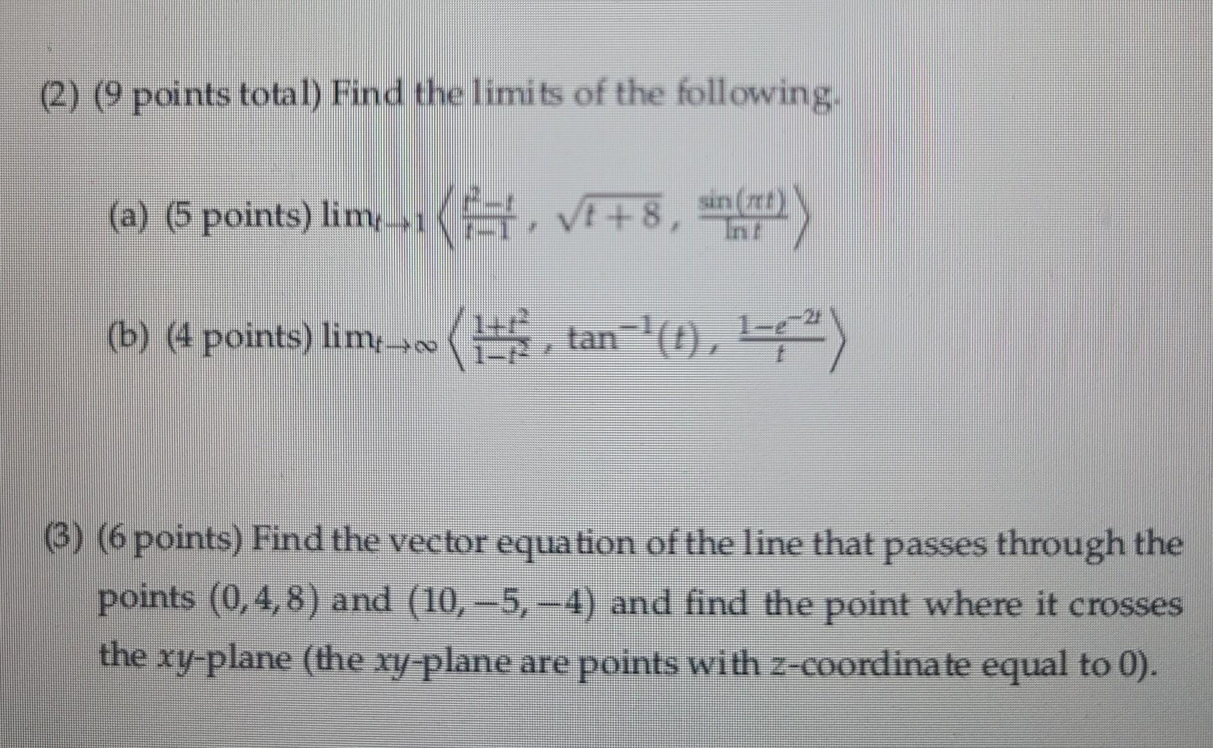 Solved Calculus 3 Please only answer this question if you | Chegg.com