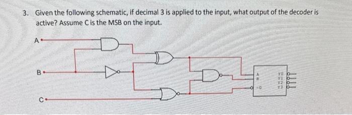 Solved how do i know if the decoder is active low or active | Chegg.com
