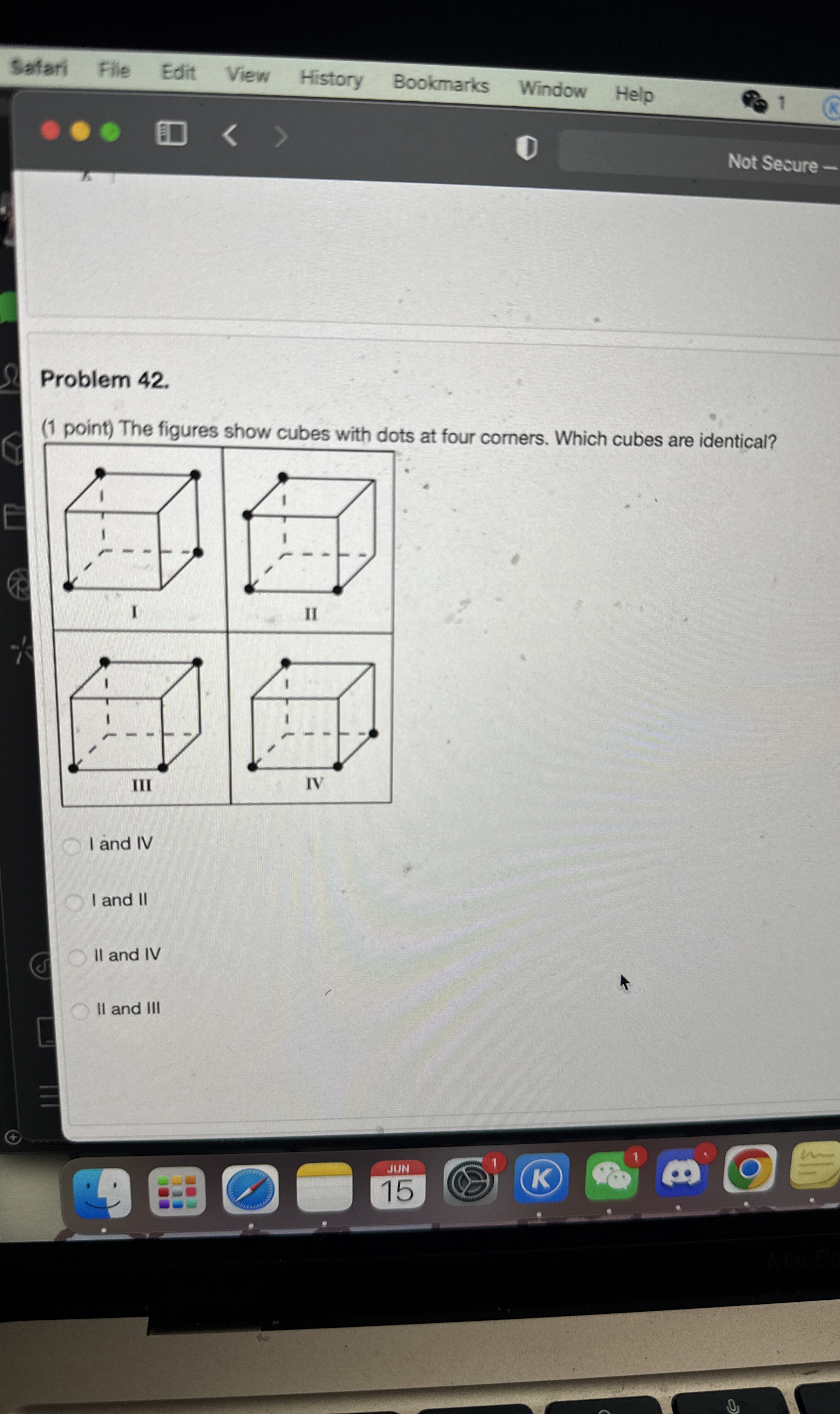 Solved Problem 42.(1 ﻿point) ﻿The fiaures show co ihec with | Chegg.com
