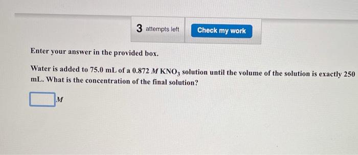 Solved 3 attempts left Check my work Enter your answer in | Chegg.com