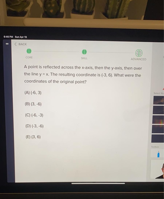 Solved 6 46 Pm Sun Apr 19 Back Core Skill Advanced A Point Chegg Com