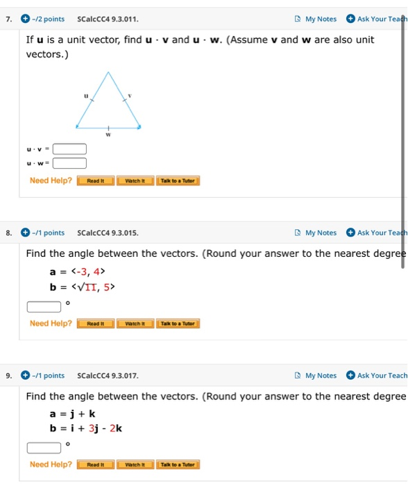 Solved 7 12 Points Scalccc49 3 011 My Notes Ask Your T Chegg Com