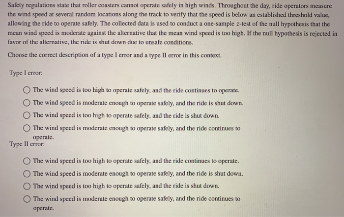 Solved Safety regulations state that roller coasters cannot