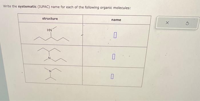 Solved Write the common (not systematic) name of each | Chegg.com