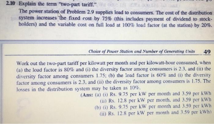 Solved Subject : POWER GENERATIONPlz do it as fast as you | Chegg.com