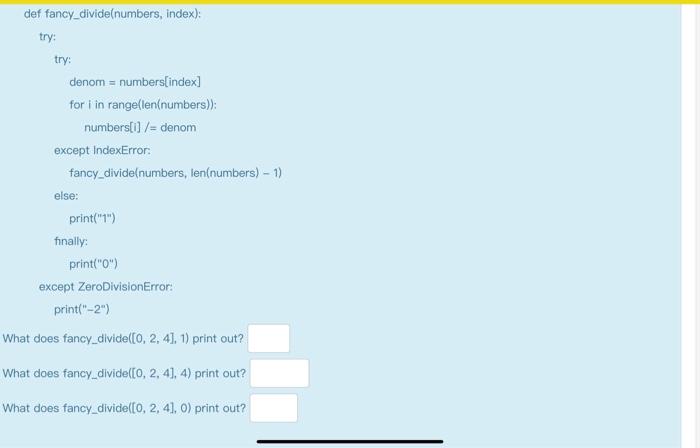 Solved Below are some short Python programs. For each | Chegg.com