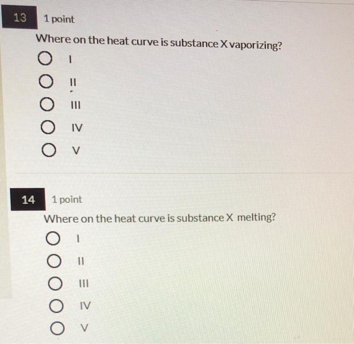 Solved Instructions Use the Heat Curve below to answer the