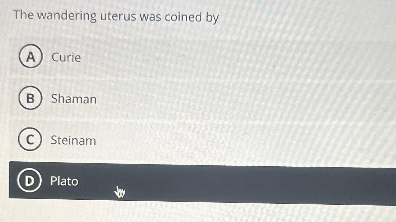 wandering uterus psychology