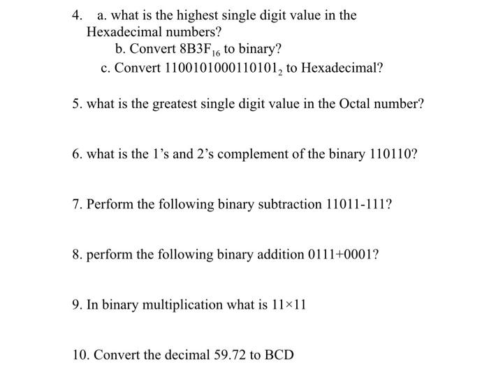 What Is The Highest Single Digit Value In Hexadecimal