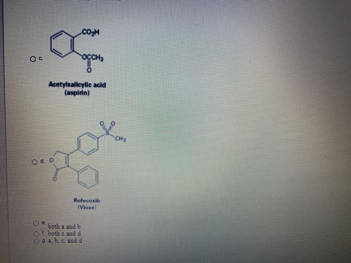 Solved Which of the following NSAIDs would not produce a