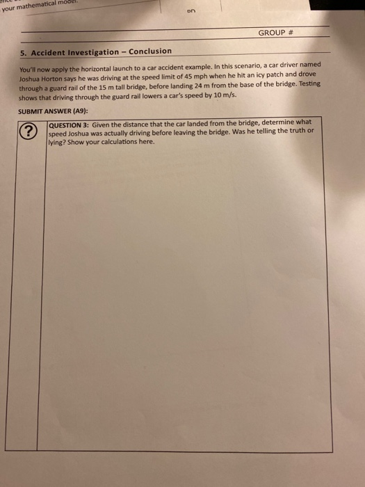 Solved 6 Motorcycle Stunt Applying The Model If You Are Chegg