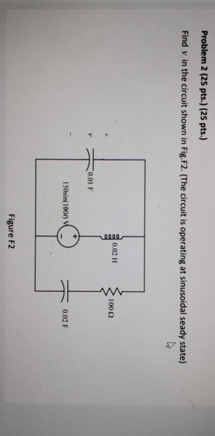 Solved Problem 2 (25 pts.) (25 pts.) Find y in the circuit | Chegg.com