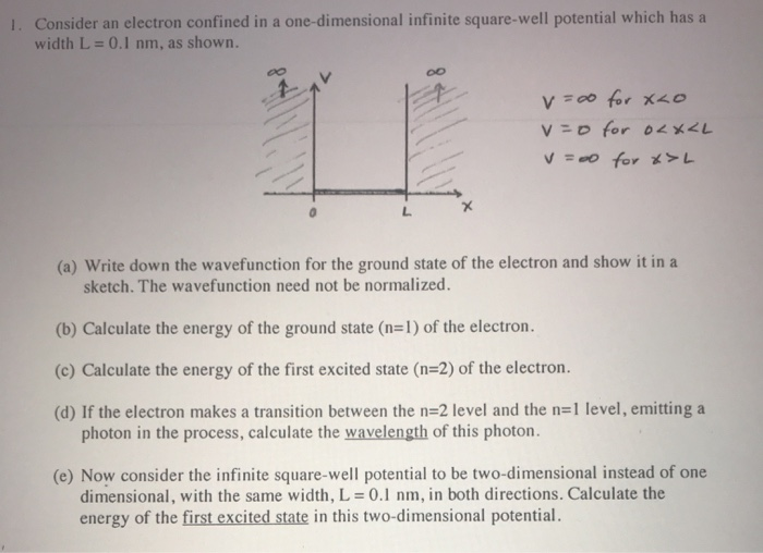 solved-1-consider-an-electron-confined-in-a-one-dimensional-chegg