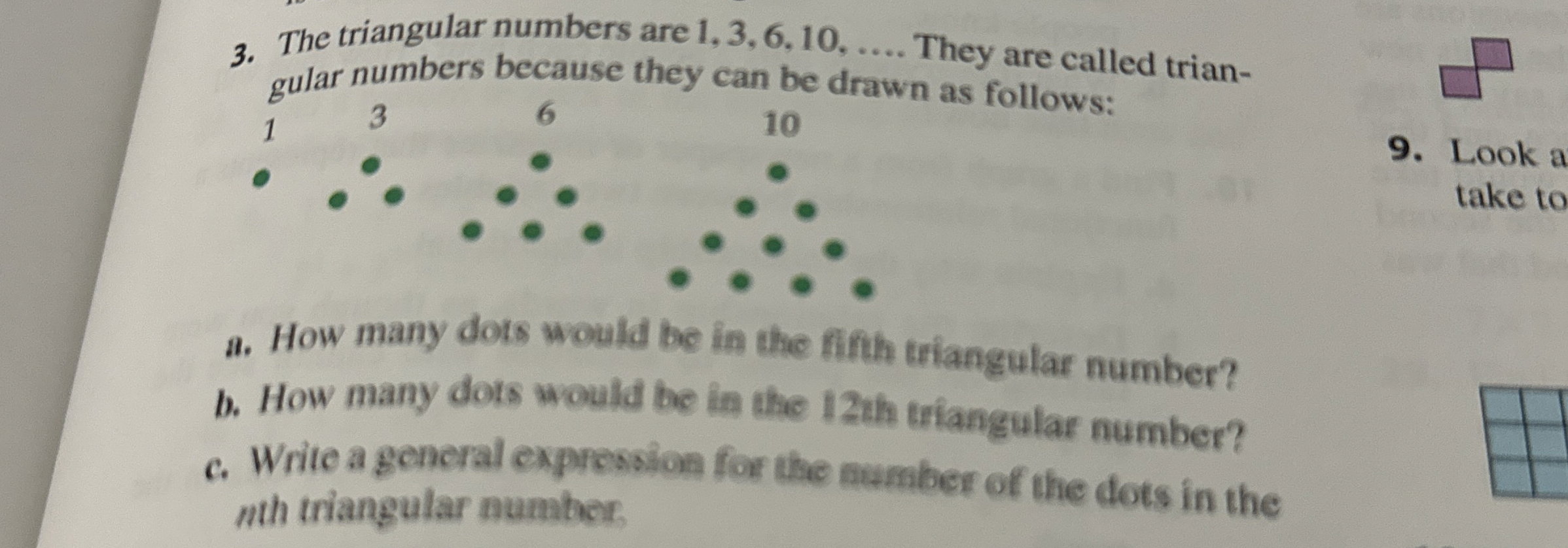 Solved The triangular numbers are 1,3,6,10,dots. They are | Chegg.com