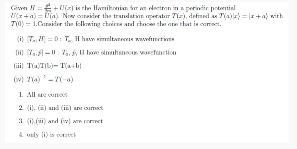 Solved Given H=hat(p)22m+U(x) ﻿is the Hamiltonian for an | Chegg.com
