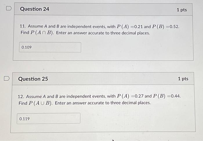 Solved 9 Assume A And B Are Mutually Exclusive Events With 2930