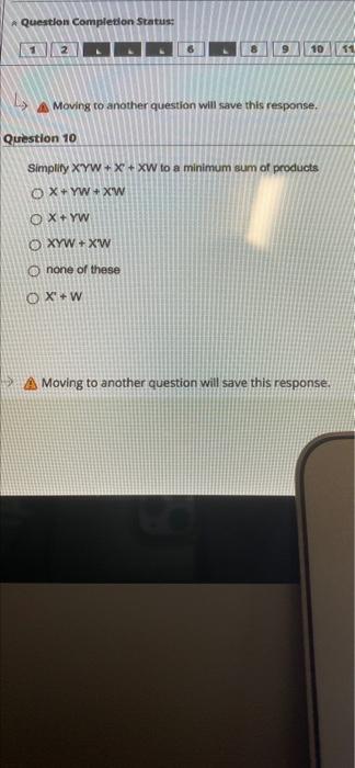 Solved A Question Completion Status: 12 10 11 Moving to | Chegg.com
