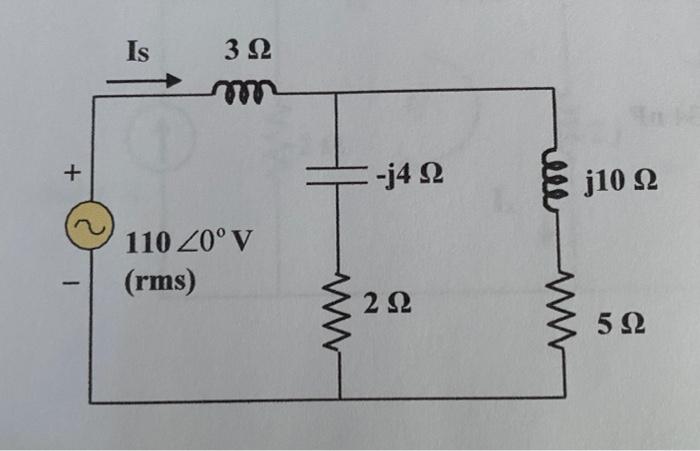 Solved The supply voltage is shown in RMS as Vs = 110