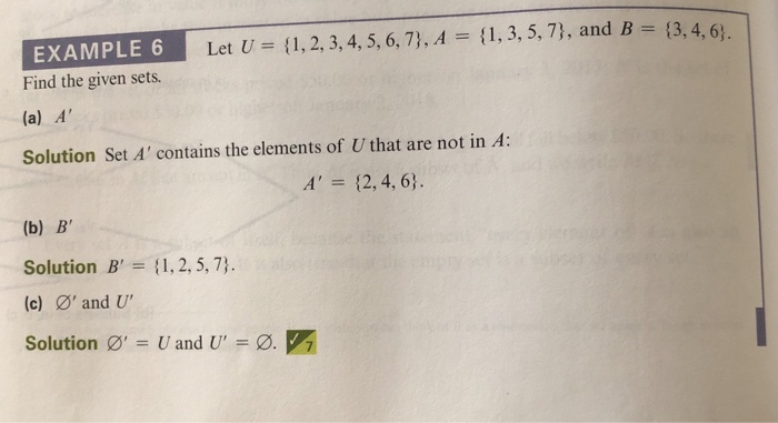 Solved Let U A B C D E F 1 2 3 4 5 6 X Chegg Com