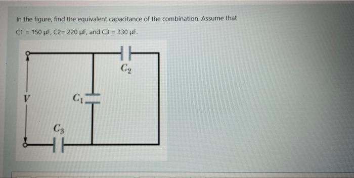 Solved In The Figure, Find The Equivalent Capacitance Of The | Chegg.com