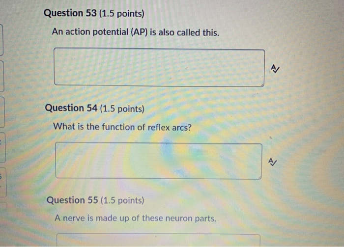 Solved Question 53 (1.5 points) An action potential (AP) is | Chegg.com