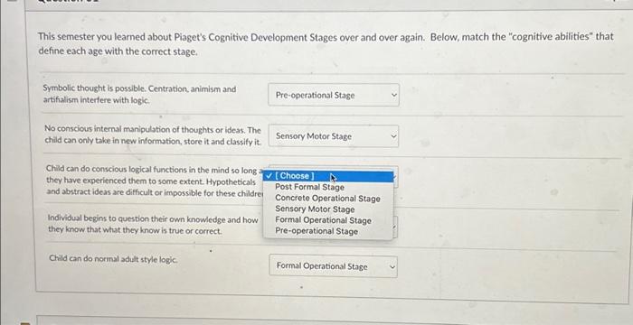 Animism cognitive outlet development