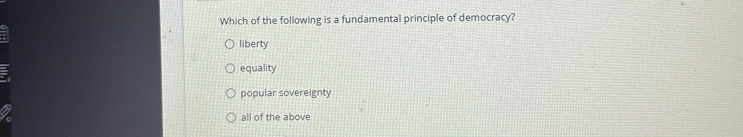 Solved Which of the following is a fundamental principle of | Chegg.com