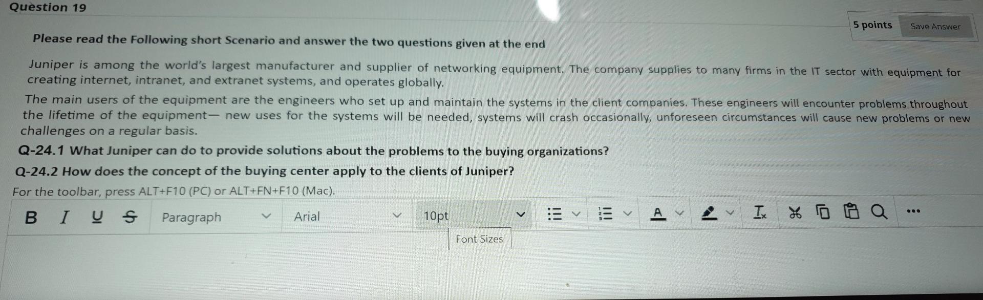 Solved Question 19 5 points Save Answer Please read the | Chegg.com