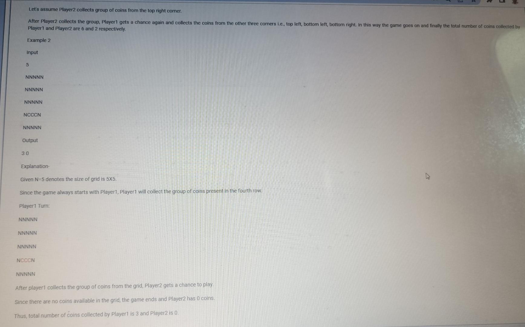 Solved Coin Collection Problem Description CoinCollection