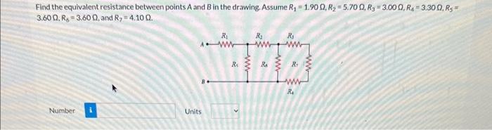 Solved Find The Equivalent Resistance Between Points A And B | Chegg.com