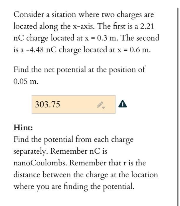Solved Calculate the change in electric potential energy of | Chegg.com