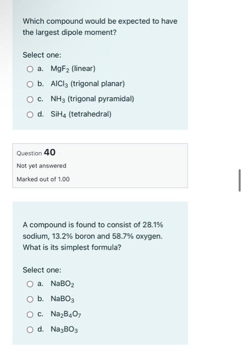 solved-which-compound-would-be-expected-to-have-the-largest-chegg