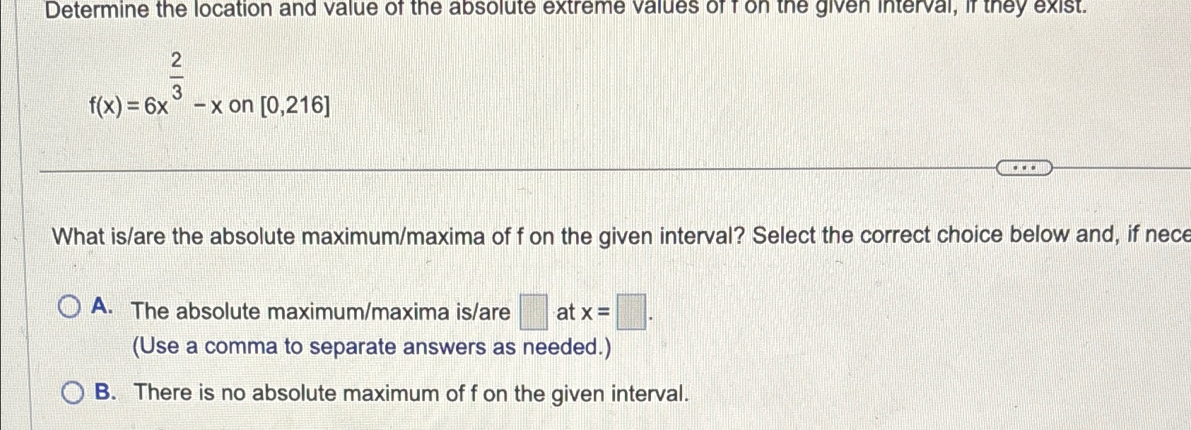Solved Determine the location and value of the absolute | Chegg.com