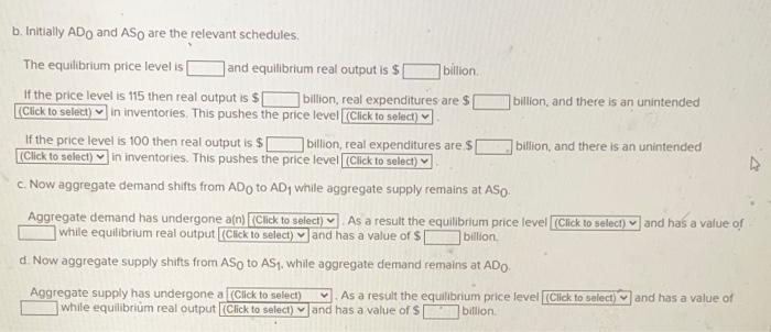 Solved The table below shows aggregate demand and aggregate | Chegg.com