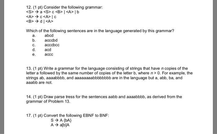 Solved Instructions Complete the following list of problems | Chegg.com