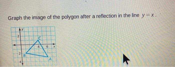 Graph The Image Of The Polygon After A Reflection In Chegg Com