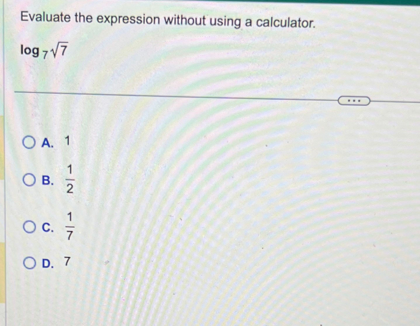Solved Evaluate the expression without using a | Chegg.com