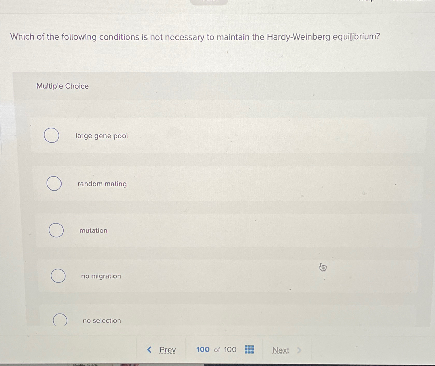 Solved Which of the following conditions is not necessary to | Chegg.com