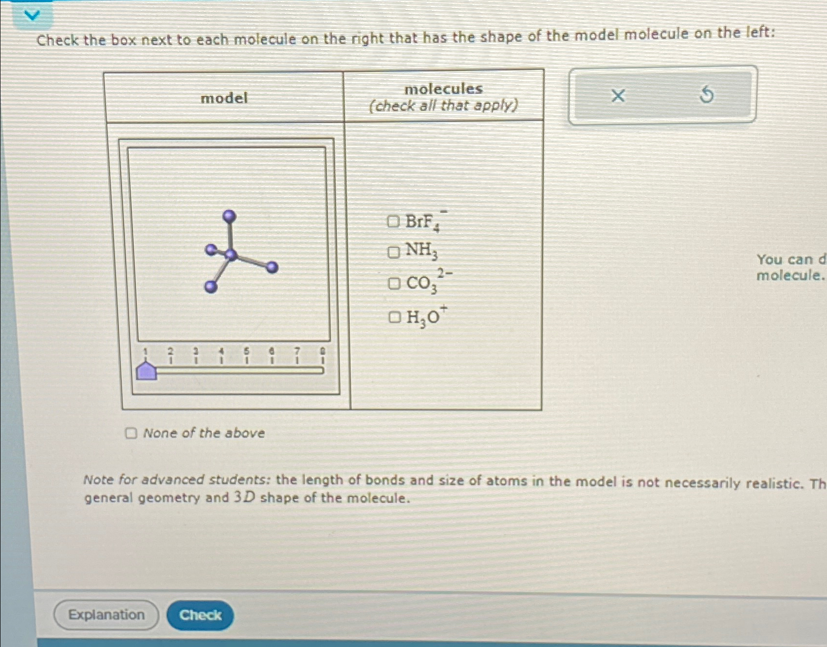 Solved Check the box next to each molecule on the right that | Chegg.com