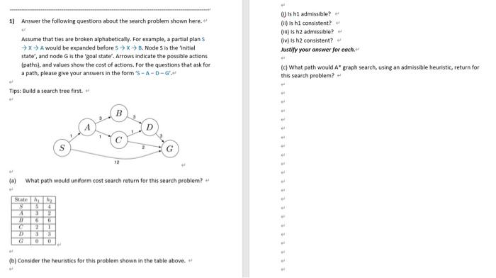 Solved 1) Answer the following questions about the search | Chegg.com